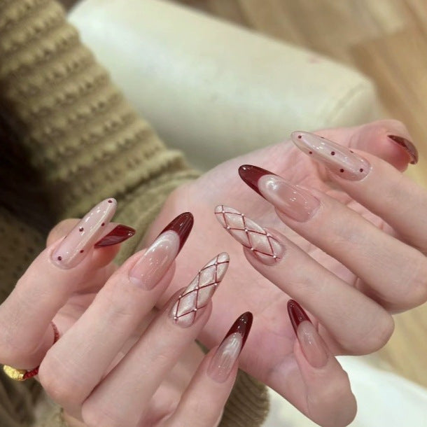 Elegant Stiletto Nail Art Enhancements Stornfield