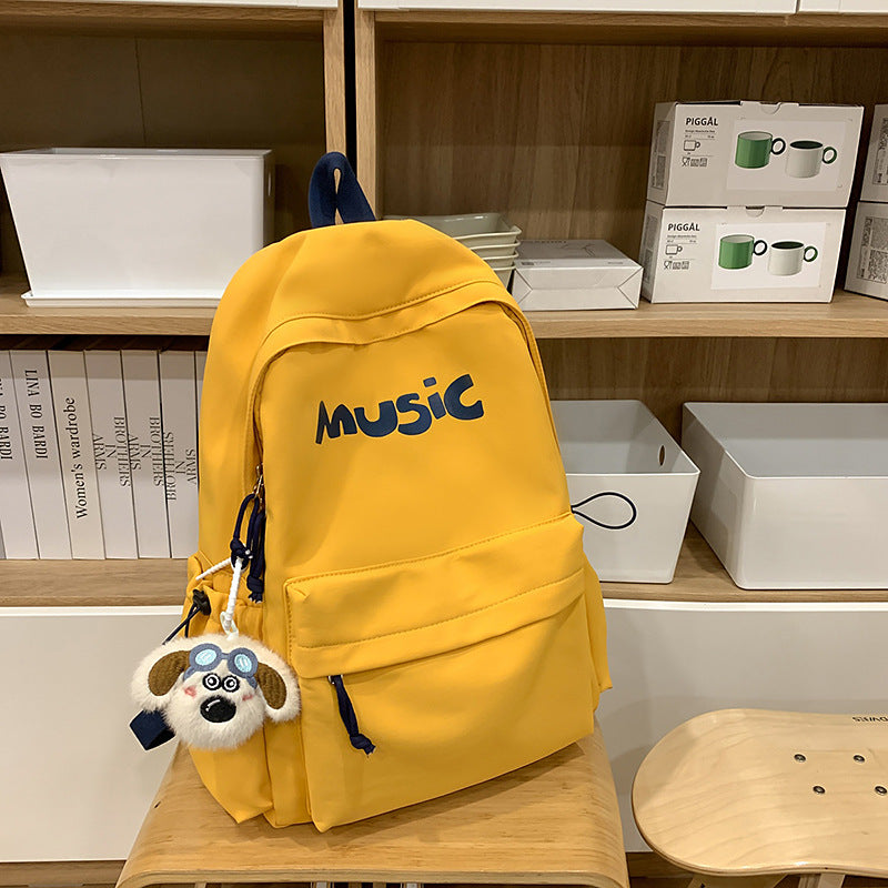 Casual Music-Themed Backpack Stornfield