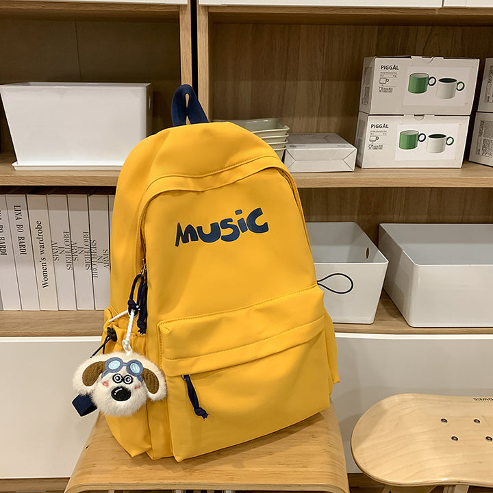 Casual Music-Themed Backpack Stornfield