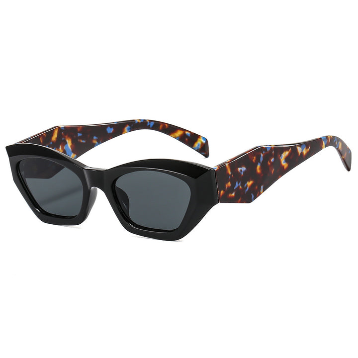 Women's geometric designer sunglasses with sparkling frame Stornfield