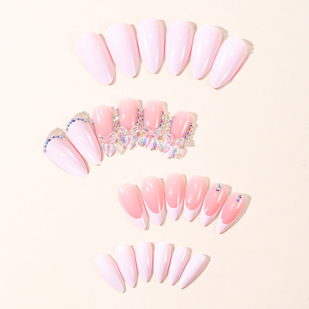 Elegant Stiletto Nail Art Kit with Rhinestones Stornfield