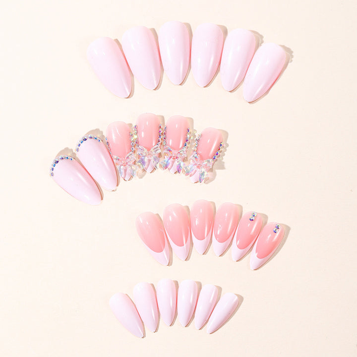 Elegant Stiletto Nail Art Kit with Rhinestones Stornfield