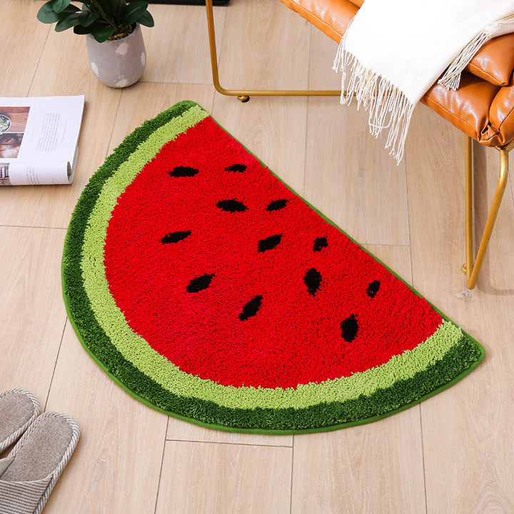 Watermelon Slice Decorative Area Rug Stornfield