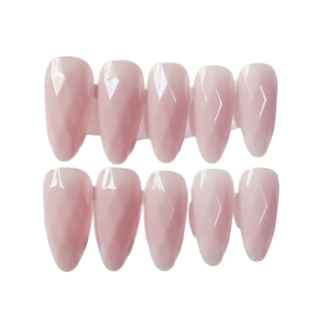 Premium Glossy Diamond-Shaped Press-On Nails Stornfield