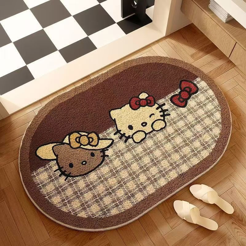 Cute Cartoon Character Floor Mat