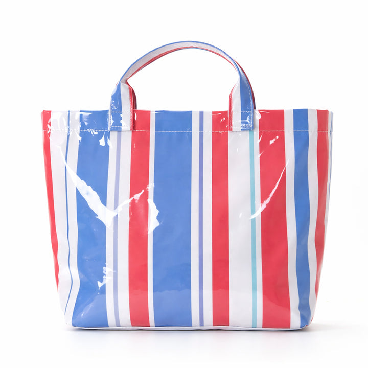 Beach bag with colorful check pattern and water-repellent coating Stornfield