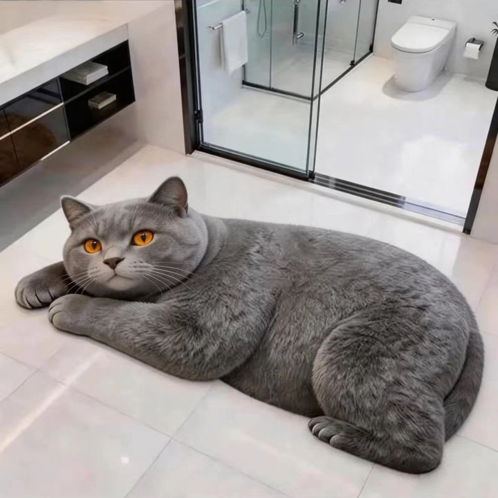 Cute Dog Shaped Bath Mat