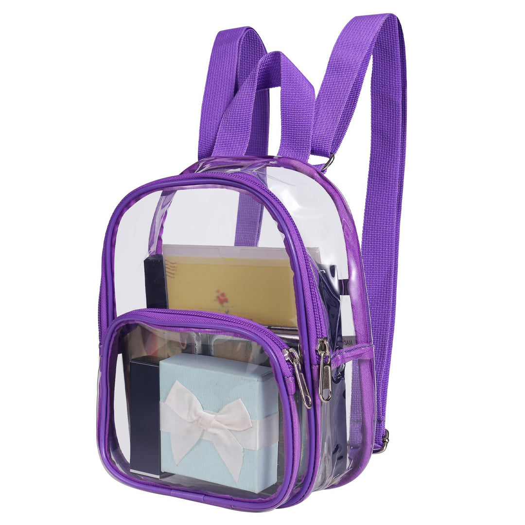 Unisex transparent backpack with multiple compartments Stornfield