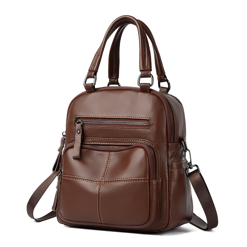 Multi-Functional Leather Handbag Stornfield