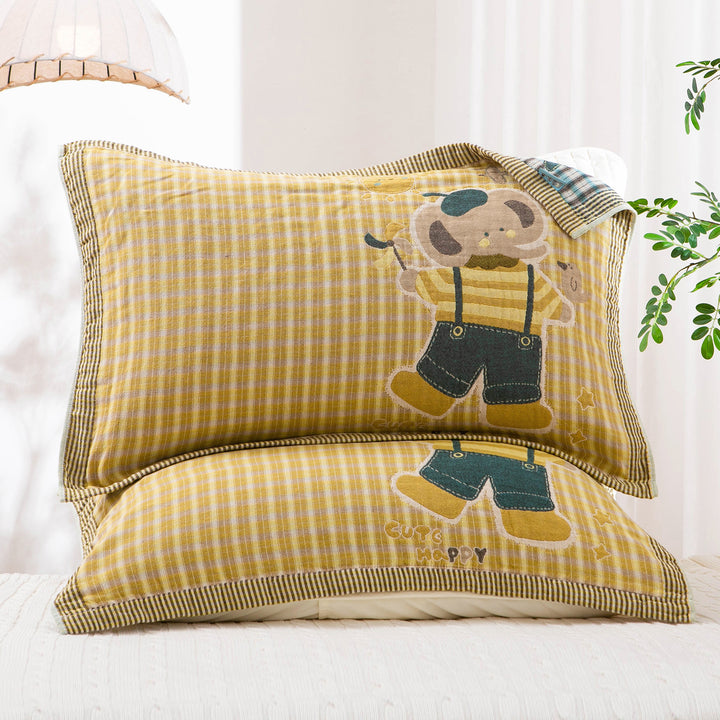 Ladies cushion cover with artistic landscape motif Stornfield