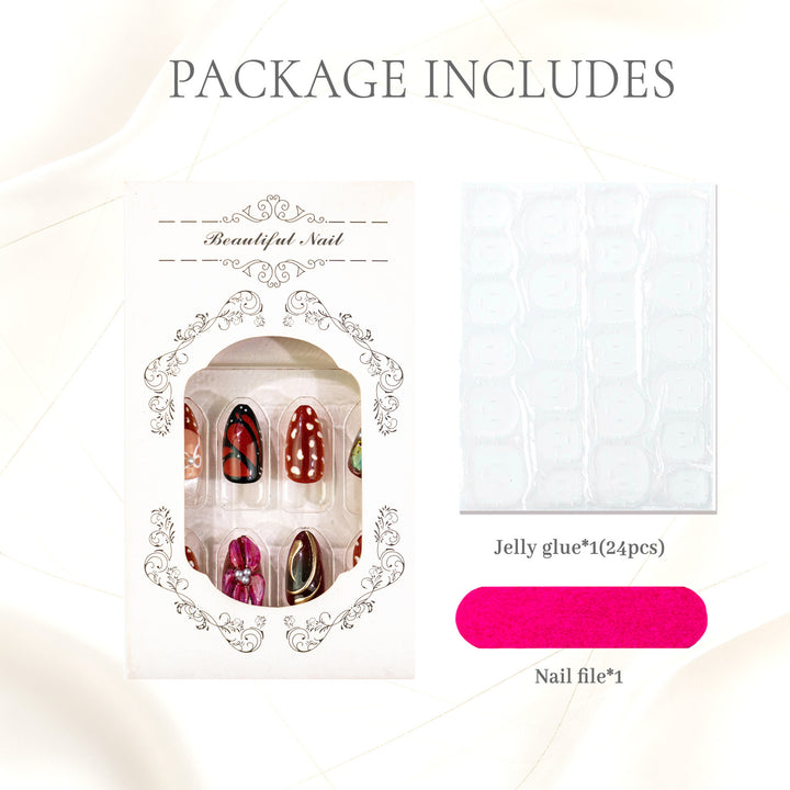 Decorative Press-On Nail Set