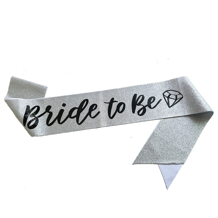 Ladies Glittering Bride Sash Stornfield