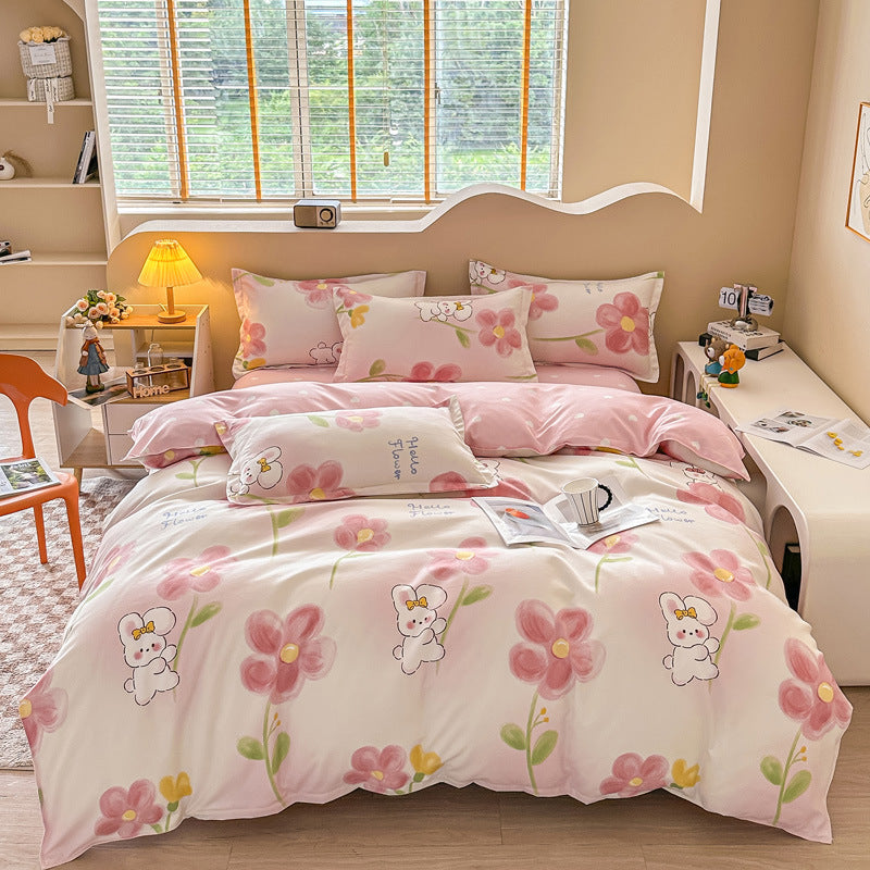 Modern Graphic Print Bedding Set