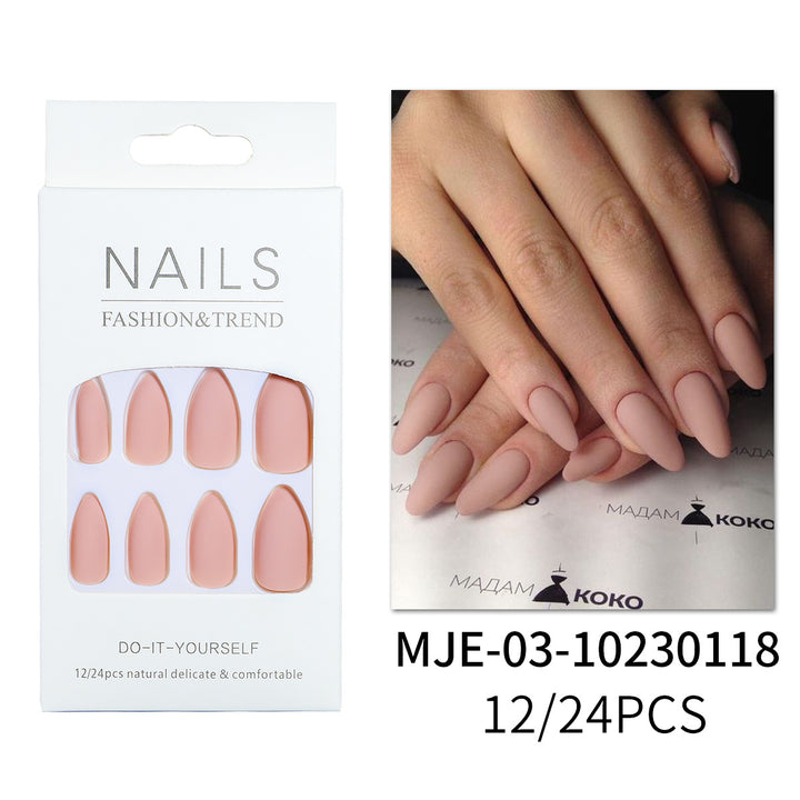 Professional Almond-Shaped Press-On Nail Tips Stornfield