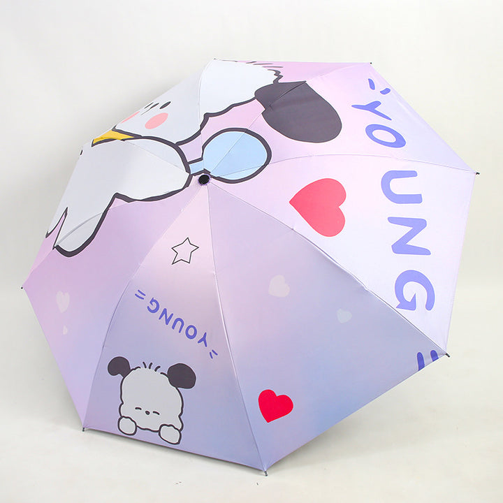 Women's Folding Kid's Umbrella with Cute Animal Designs Stornfield