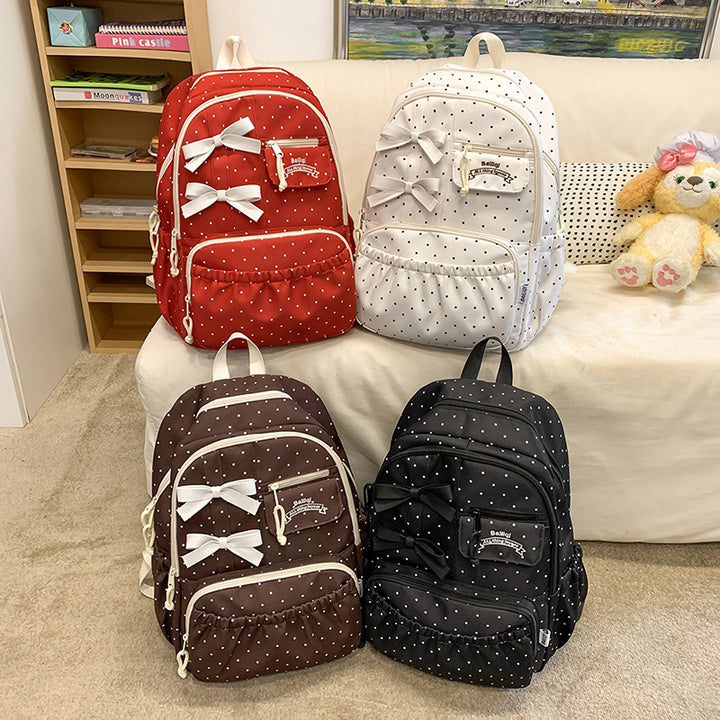 Charming Bow-Embellished Backpack Stornfield