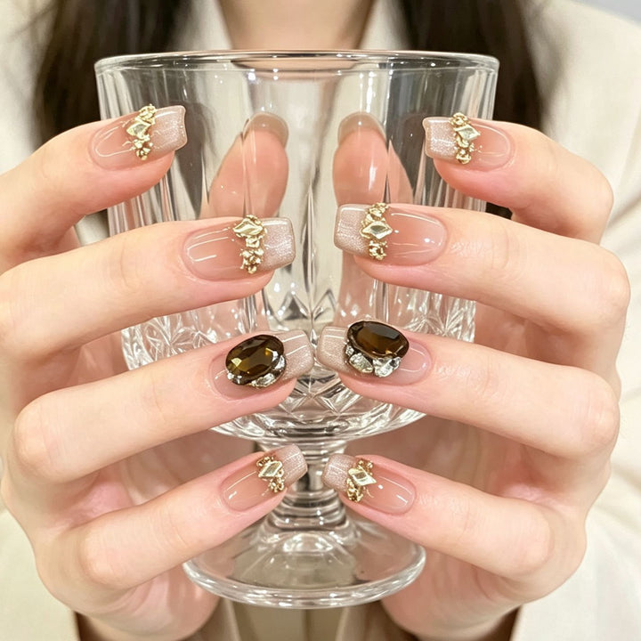 Glamorous Decorative Press-On Nails Stornfield