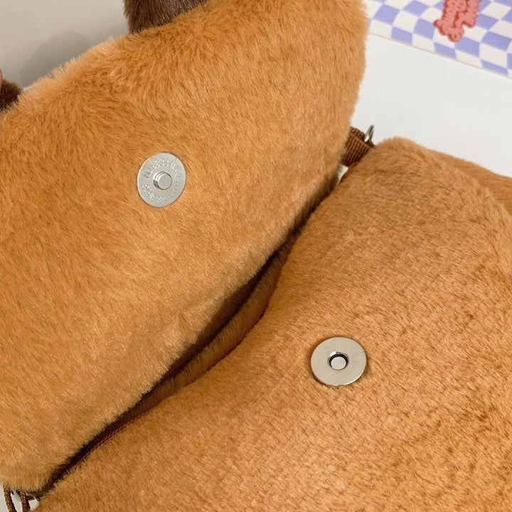 Plush Backpack In Pig Design Stornfield