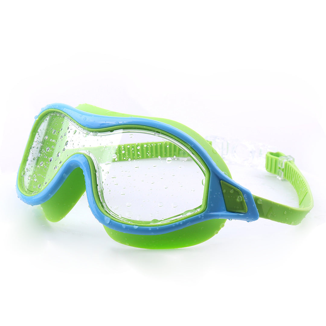 Powerful swim mask with wide lenses and anti-fog coating Stornfield