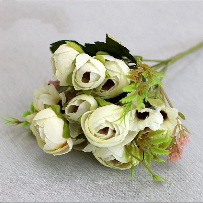 Realistic Faux Peony Bouquet