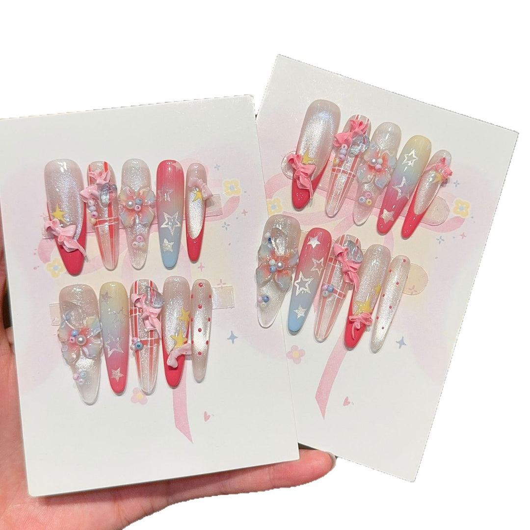 Artificial Nail Tips with Playful Design Stornfield