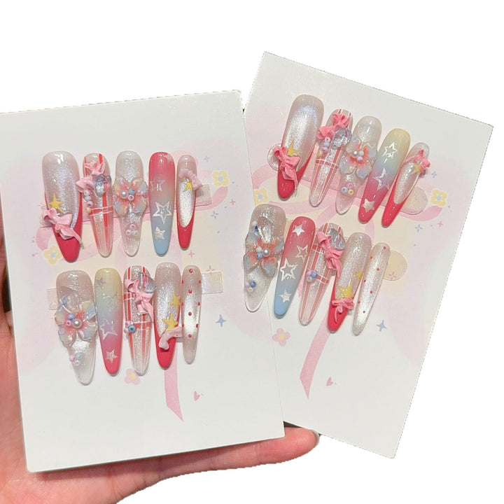 Artificial Nail Tips with Playful Design Stornfield