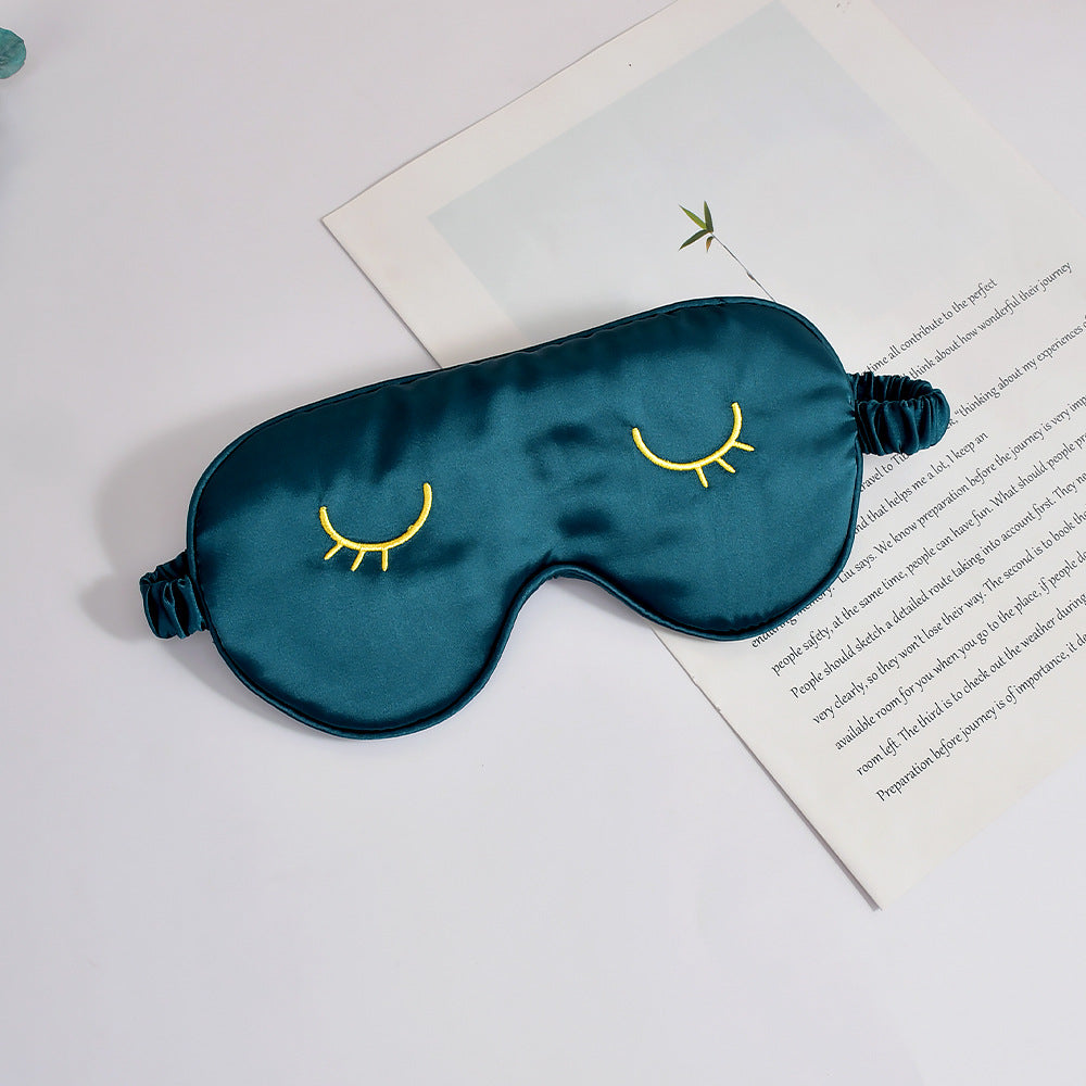 Unisex nan silky-soft eye mask with ergonomic contour and adjustable elastic band Stornfield