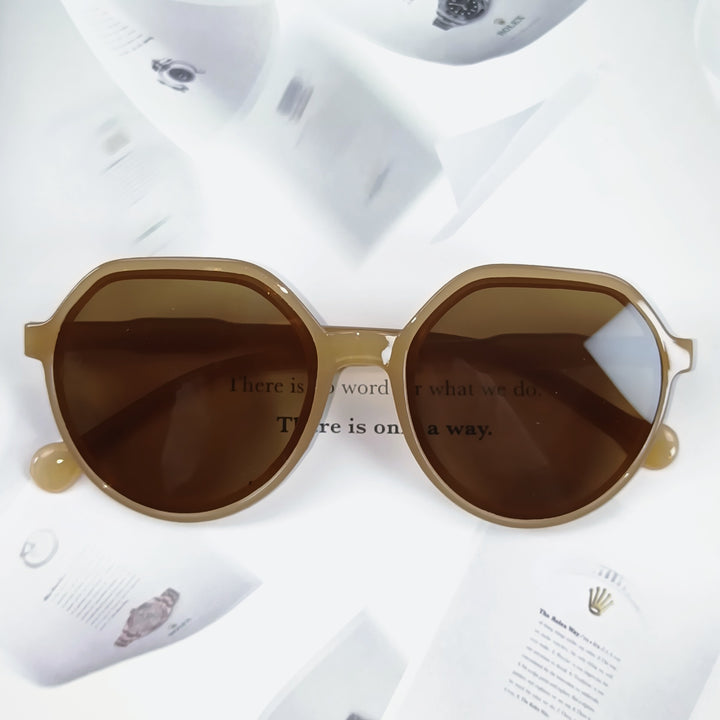 Women’s Geometric Sunglasses with Extravagant Accent Stornfield