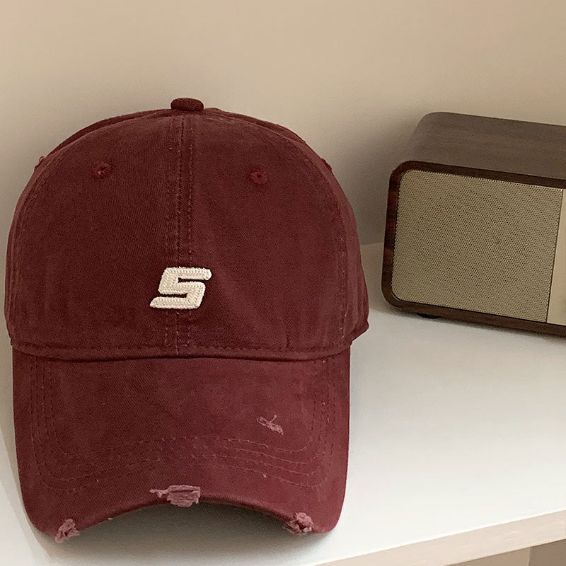 Men's Distressed Cotton Adjustable Baseball Cap Stornfield