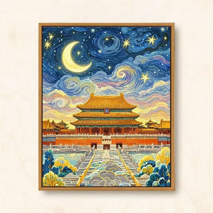 Artistic Cityscape Wall Art Print Stornfield