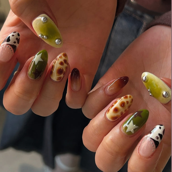Creative artistic nails with unique animal designs Stornfield