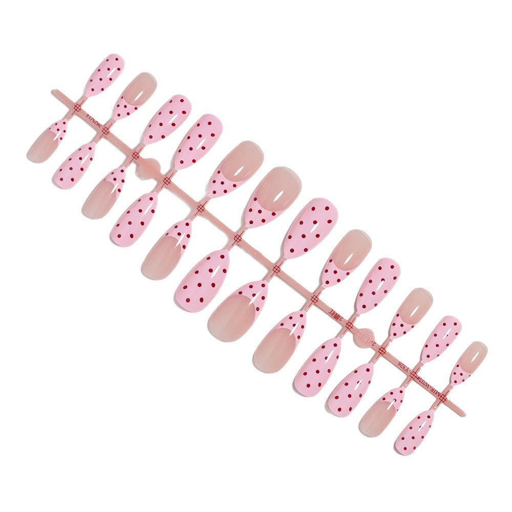 Artistic Polka Dot Press-On Nail Design Stornfield