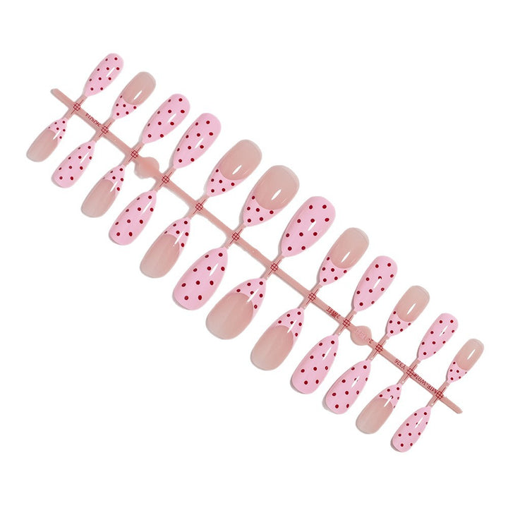 Artistic Polka Dot Press-On Nail Design Stornfield