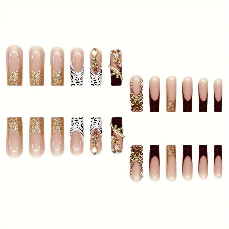 Luxury Themed Press-On Nail Art Stornfield