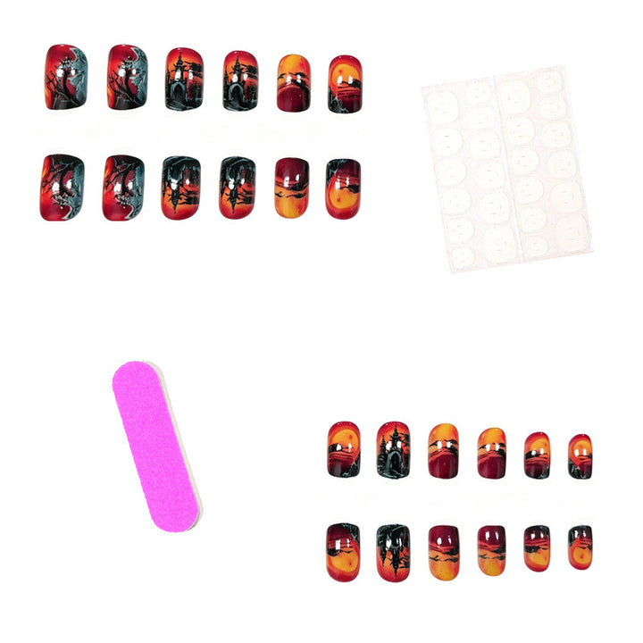 Artistic Halloween-Themed Nail Art Enhancements Stornfield 1789915591