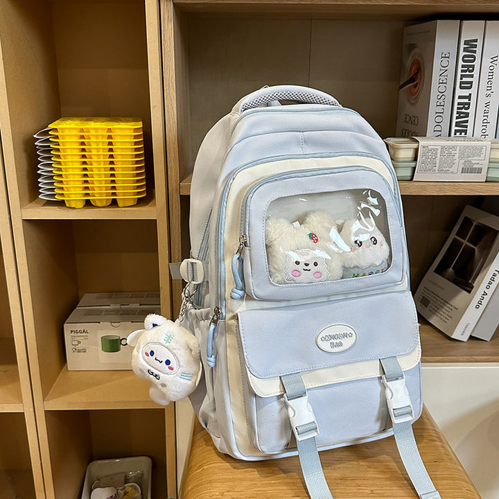 Multi-Functional Transparent Pocket Backpack