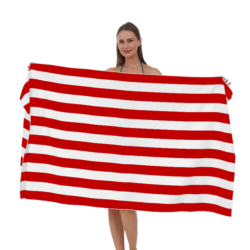 Beach towel with modern, wide stripe pattern Stornfield