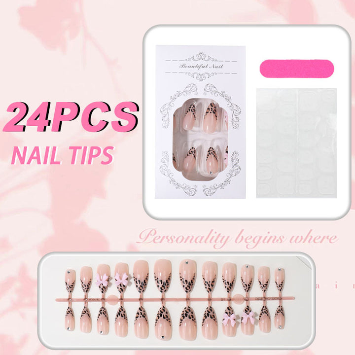 Stylish Animal Print Press-On Nail Tips Stornfield