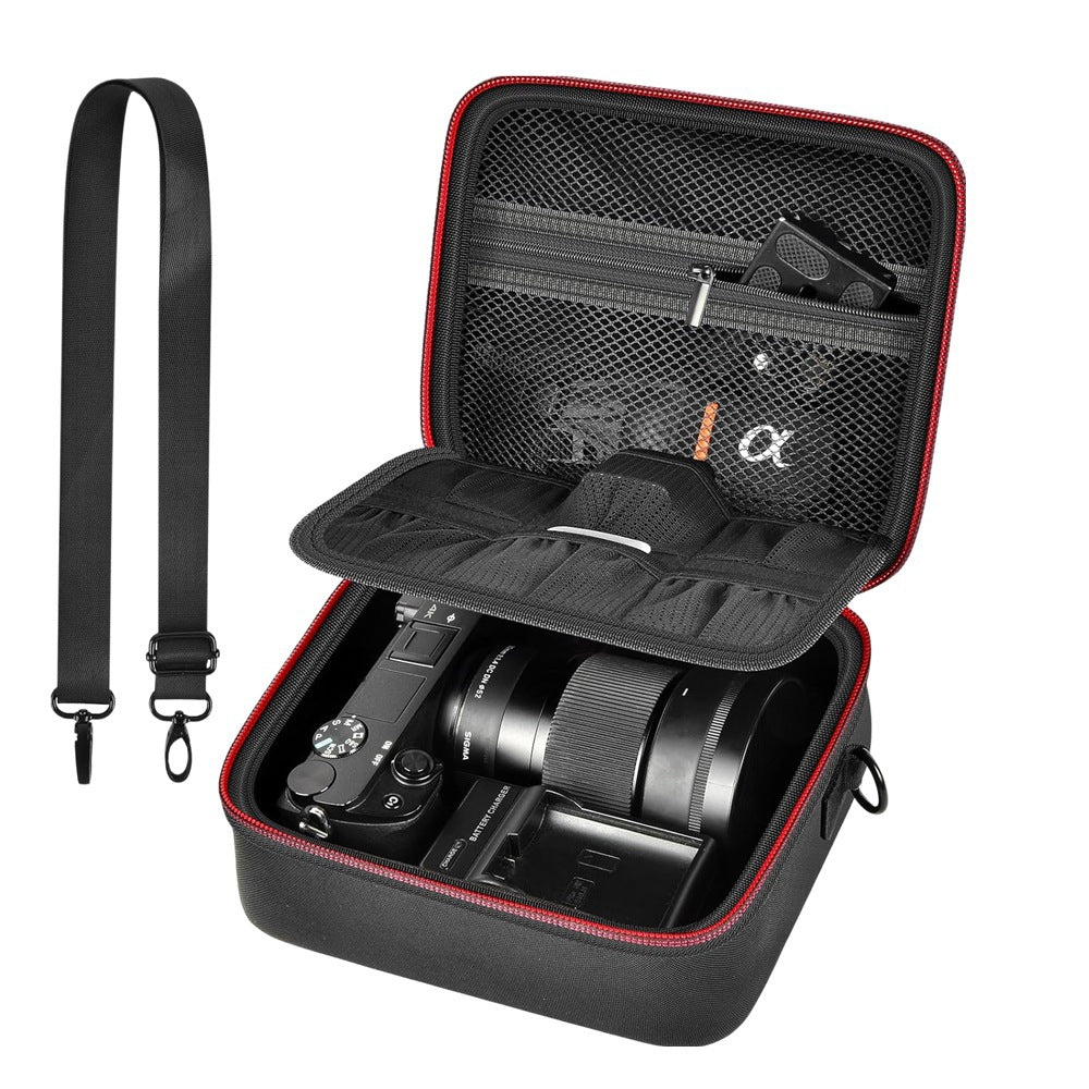 Camera bag with careful interior division Stornfield