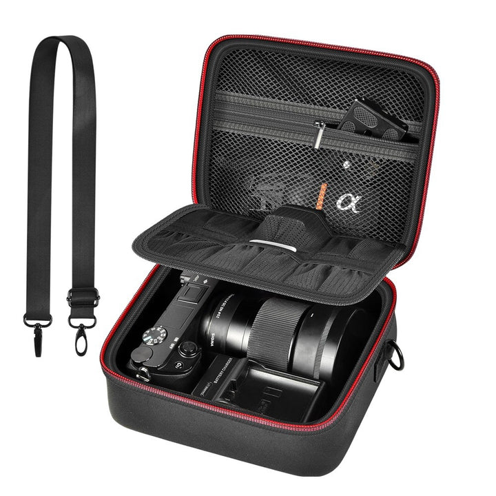 Camera bag with careful interior division Stornfield