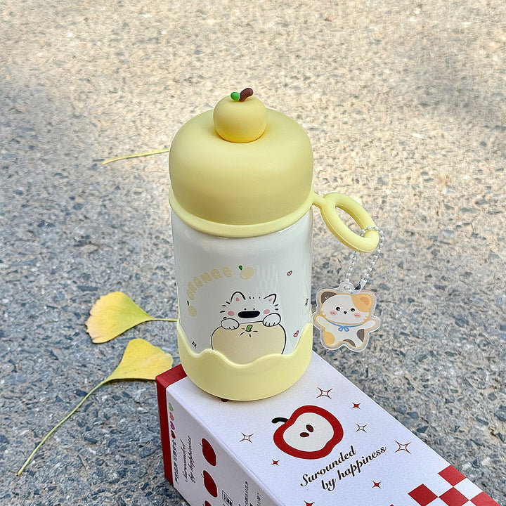 Women's water bottle with interactive fruit lid Stornfield