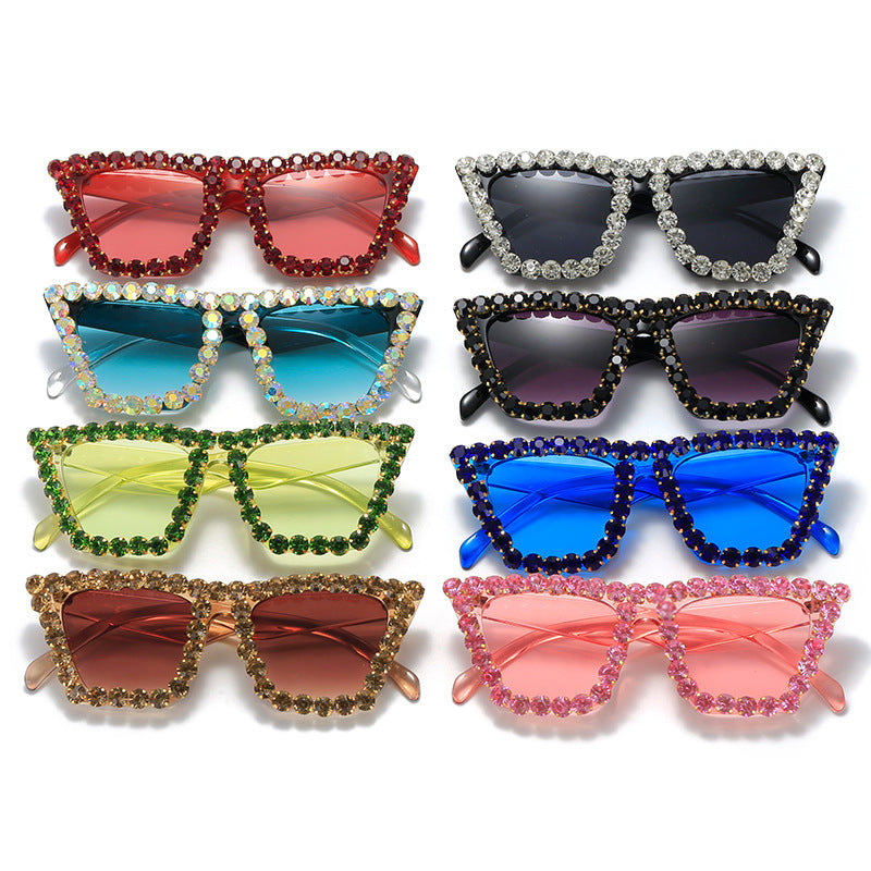 Women's extravagant sunglasses with glittering frame Stornfield