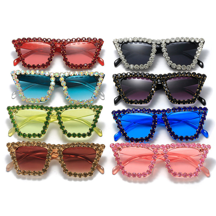 Women's extravagant sunglasses with glittering frame Stornfield