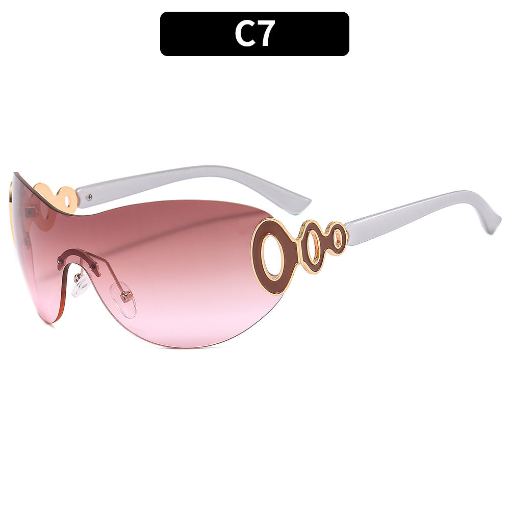 Fashion-Forward Shield Sunglasses