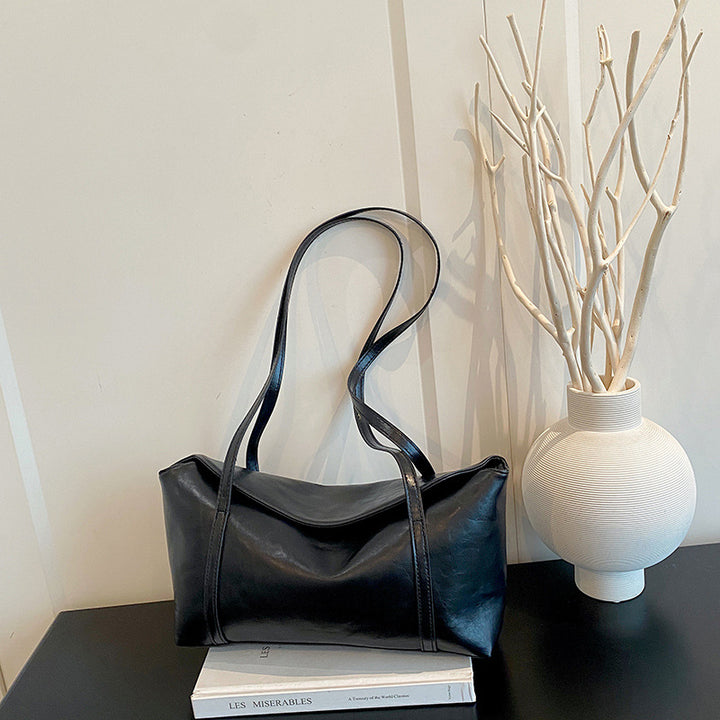 Sleek Minimalist Leather Tote