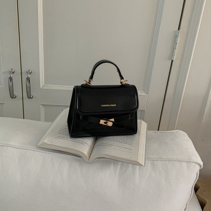 Luxurious Structured Handheld Satchel