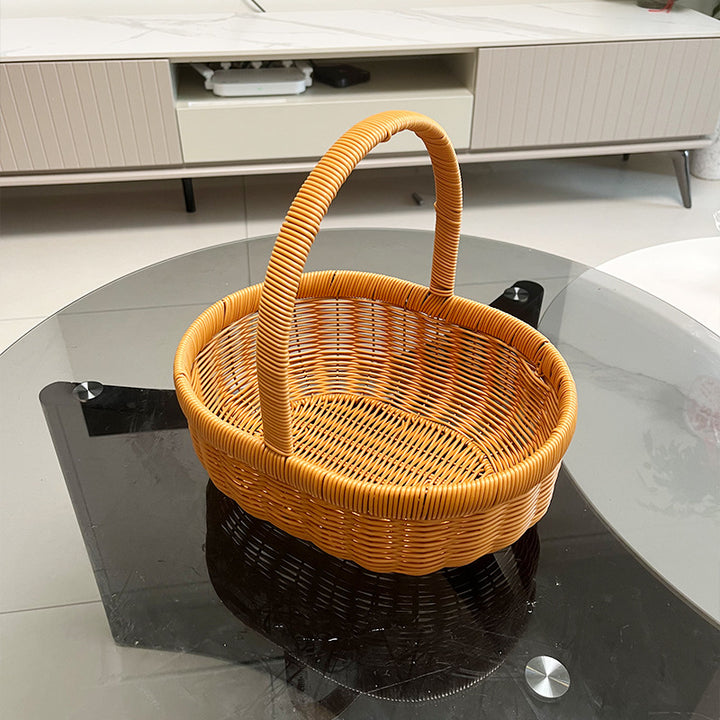 Women's Handwoven Shopping Basket Stornfield
