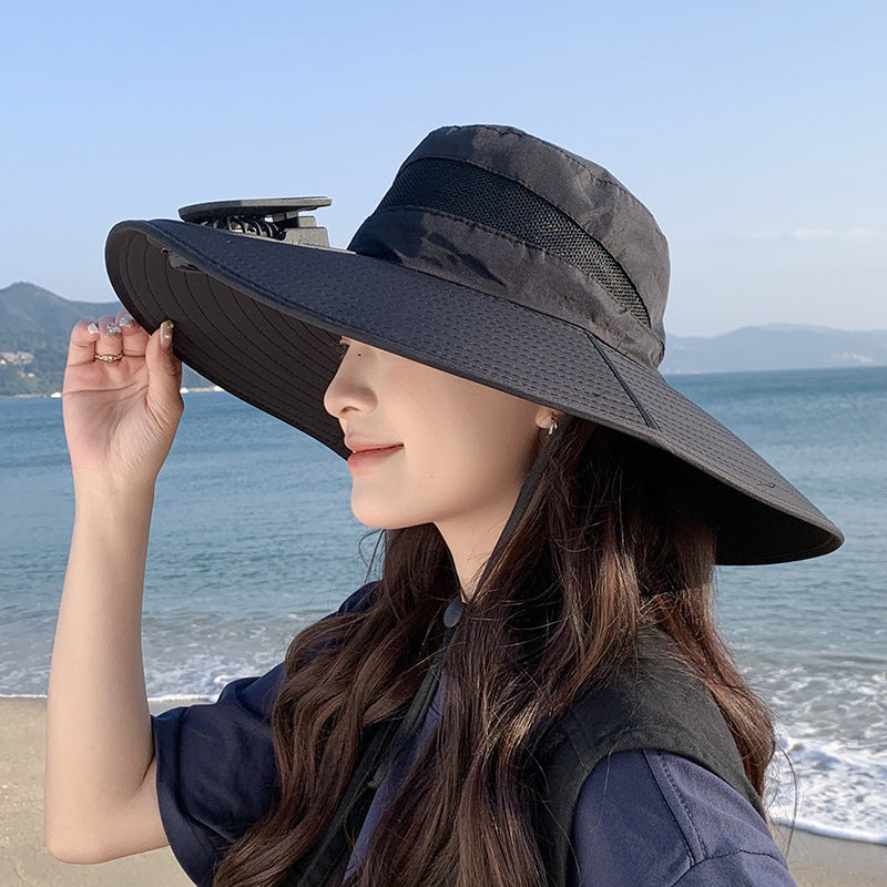 wide-brimmed outdoor sun hat with UV protection, breathable mesh, and adjustable chin strap Stornfield