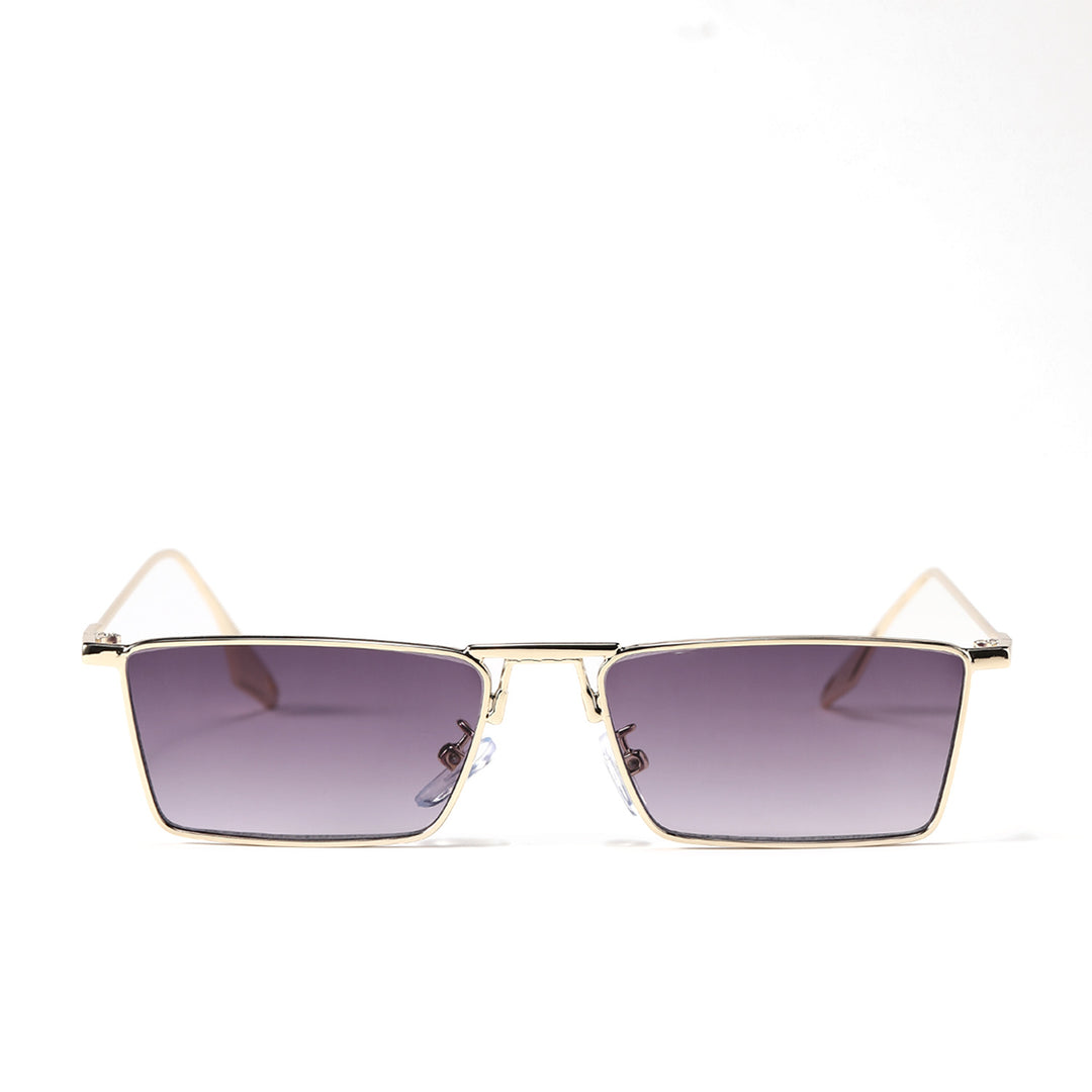 Ladies elegant geometric sunglasses with stylish metal frame Stornfield