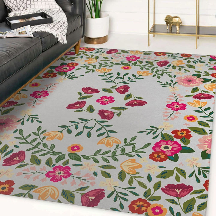 Floral Patterned Area Rug Stornfield